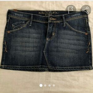 Abercrombie kids denim skirt